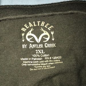 Real tree men’s 2XL long sleeve shirt